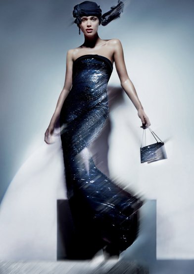 Elisa Sednaoui by Nick Knight for Armani